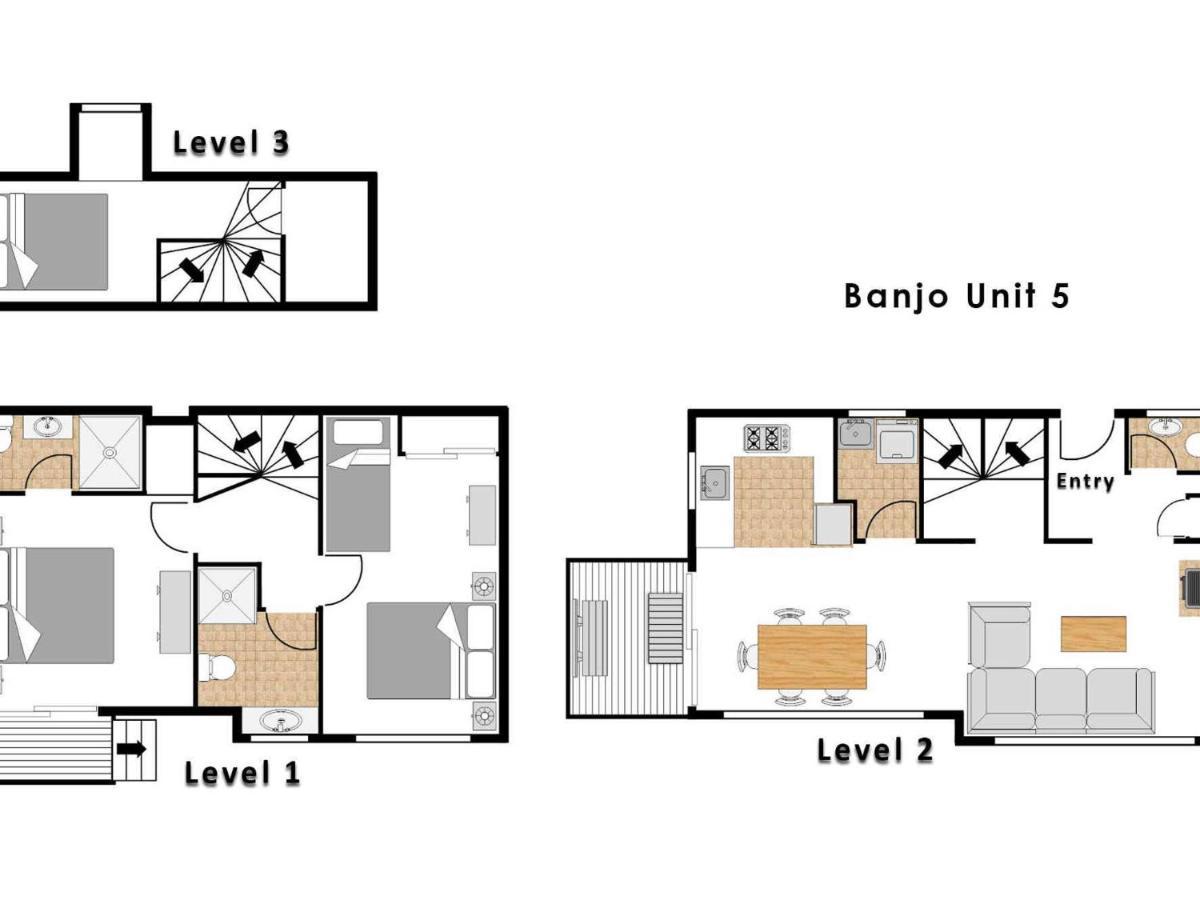 Banjo Apartments Thredbo Kültér fotó